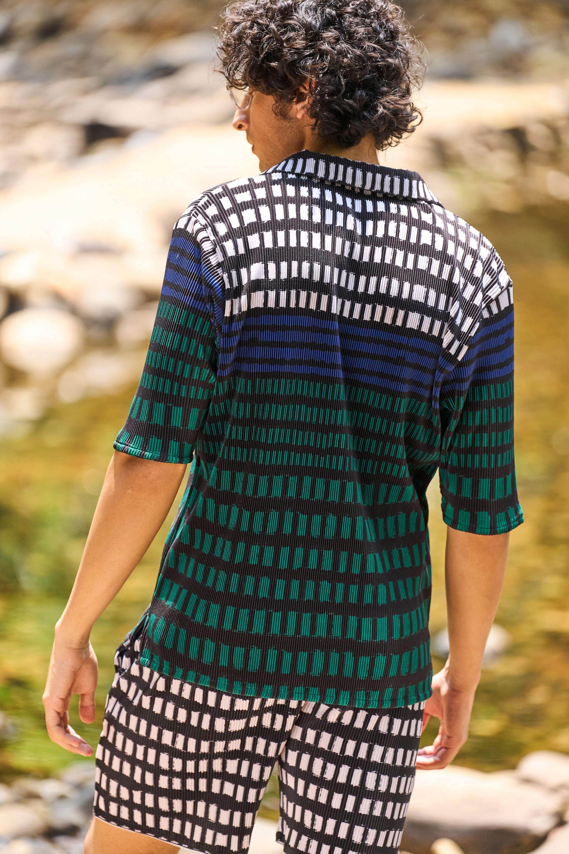 PLEATED SHORTS SET - dash and dot