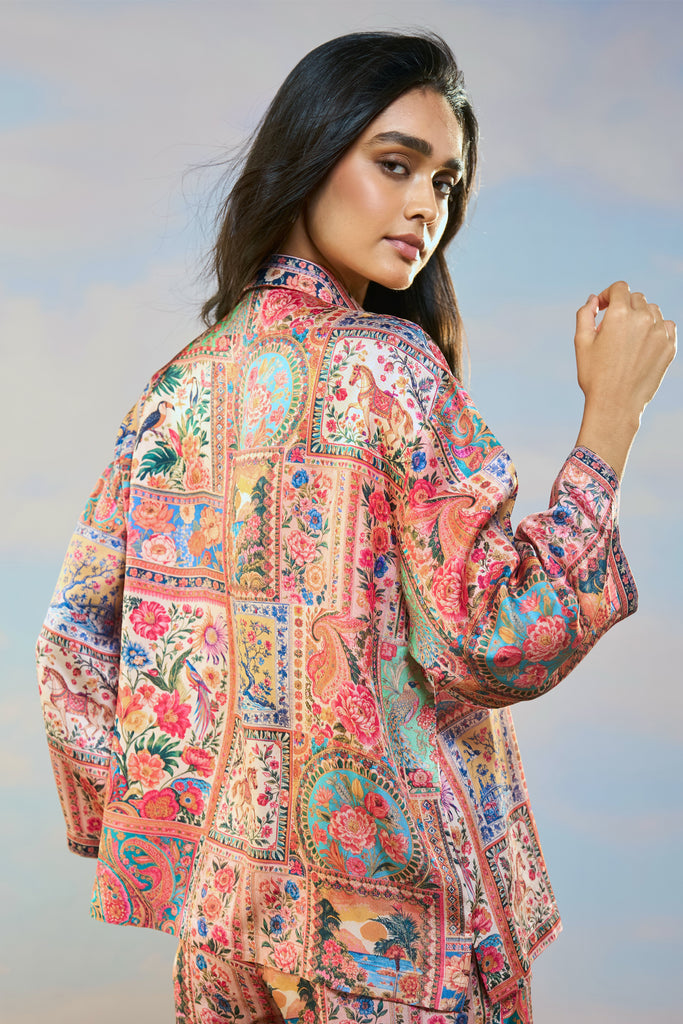 ORNAMENTAL PRINT SHIRT dash and dot