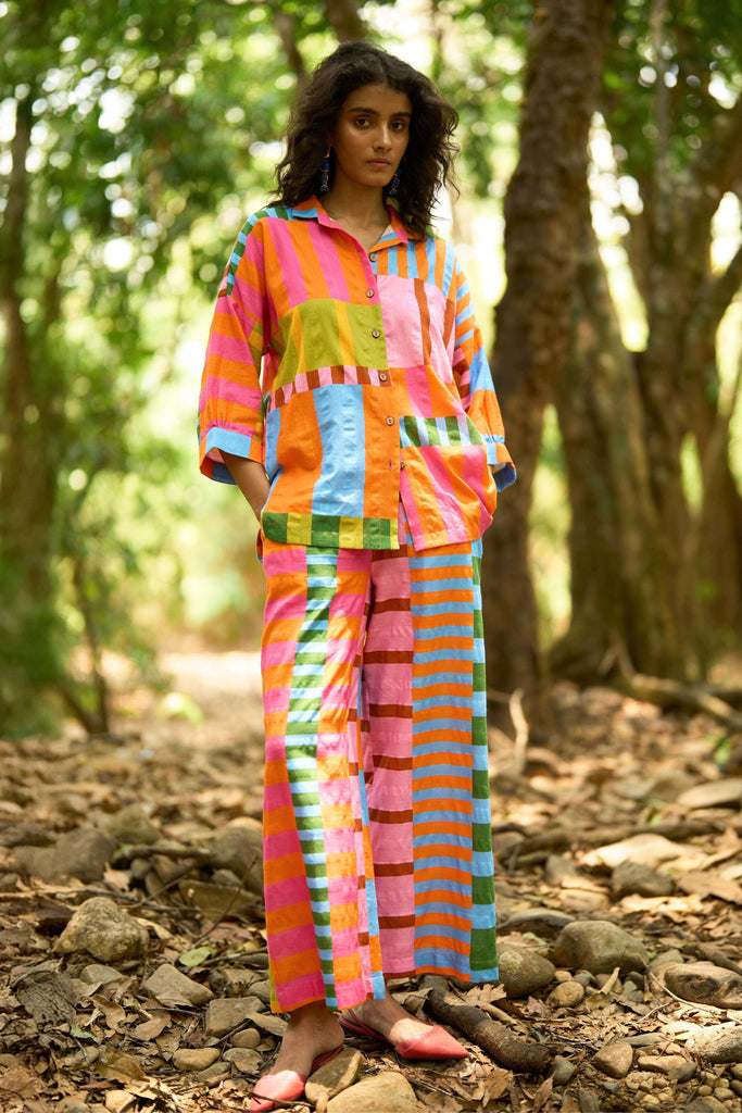 IRREGULAR STRIPE PANT - dash and dot dash and dot