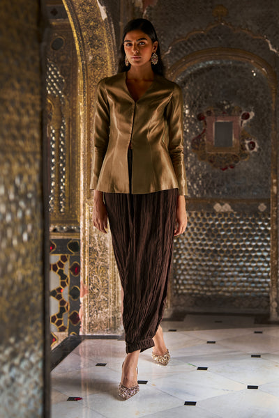 CRUSHED CRINKLED PANT