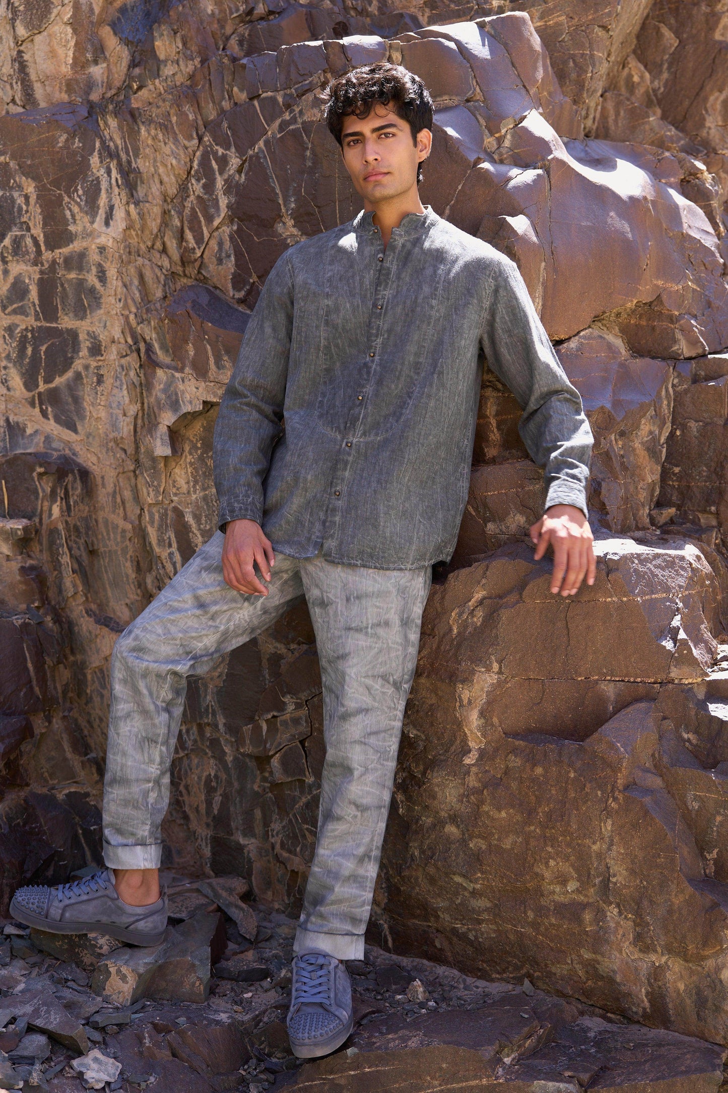 WASHED PANT SET - dash and dot