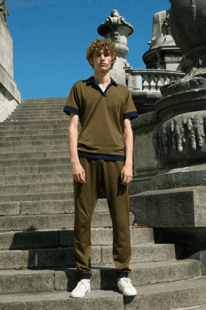 OLIVE KNIT SET - dash and dot dash and dot