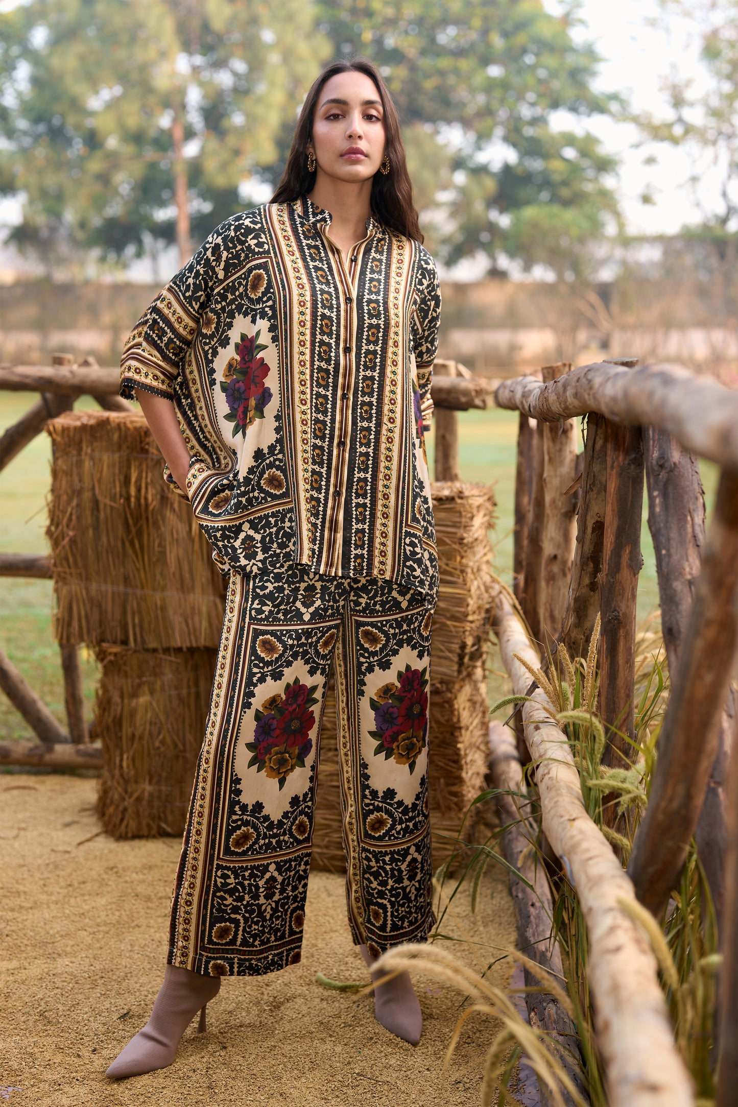 BAROQUE PRINTED BOXY SHIRT