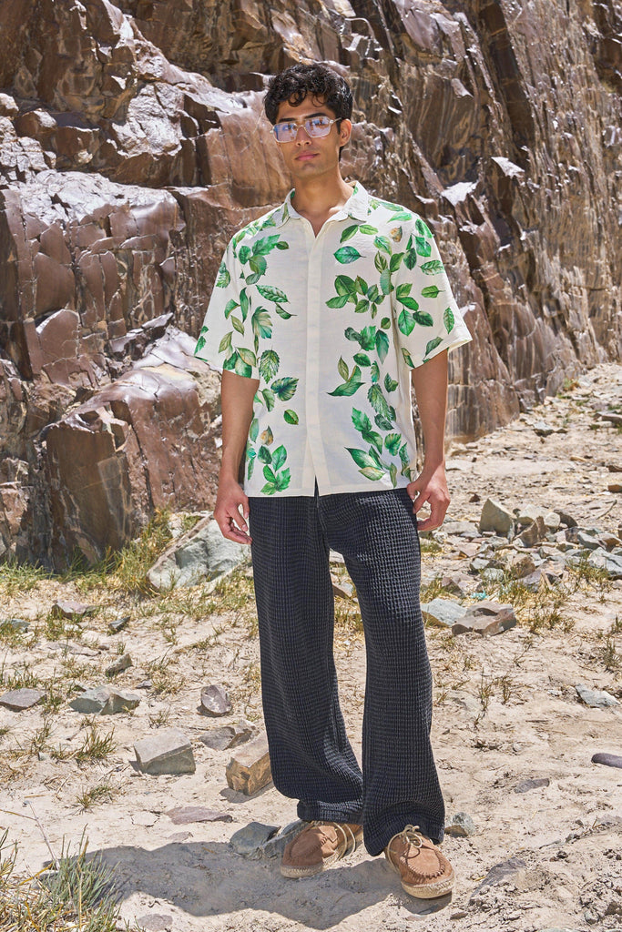 WASHED TEXTURED PANT - dash and dot dash and dot