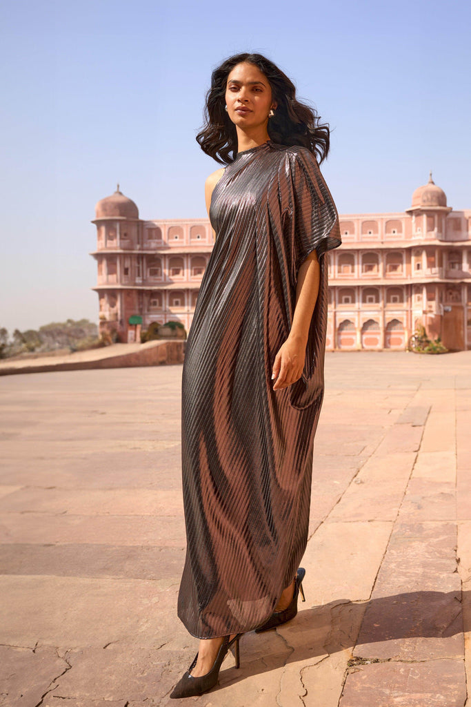 SINGLE SLEEVE KAFTAN DRESS - dash and dot dash and dot