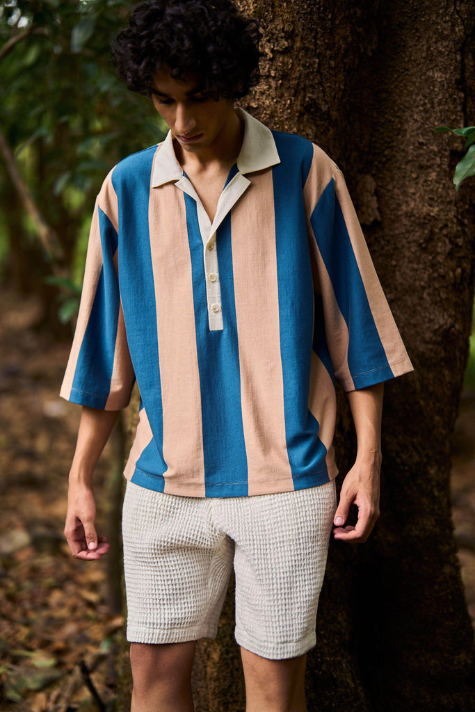 WASHED TEXTURED SHORTS - dash and dot dash and dot