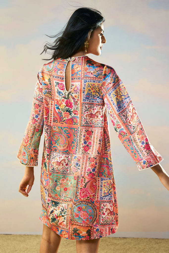 ORNAMENTAL PRINT DRESS dash and dot