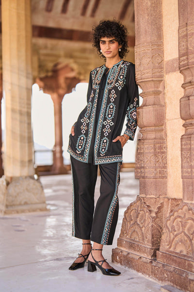 EMBROIDERED PANT SET - dash and dot