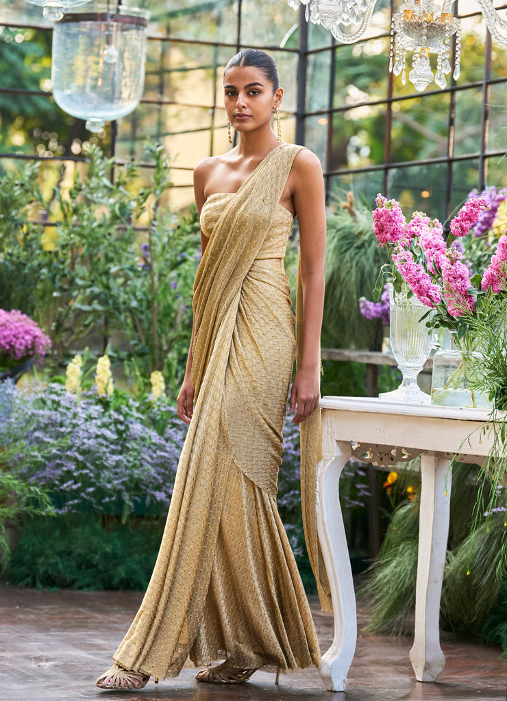 SARI DRAPE GOWN dash and dot