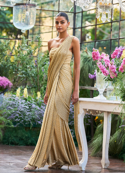 SARI DRAPE GOWN