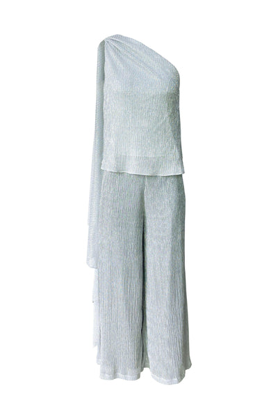 LAMÉ DRAPED SCARF SET - dash and dot