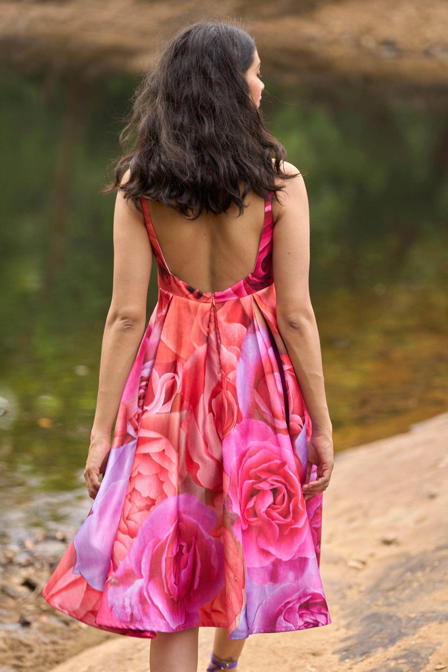 FLORAL FLARE DRESS - dash and dot