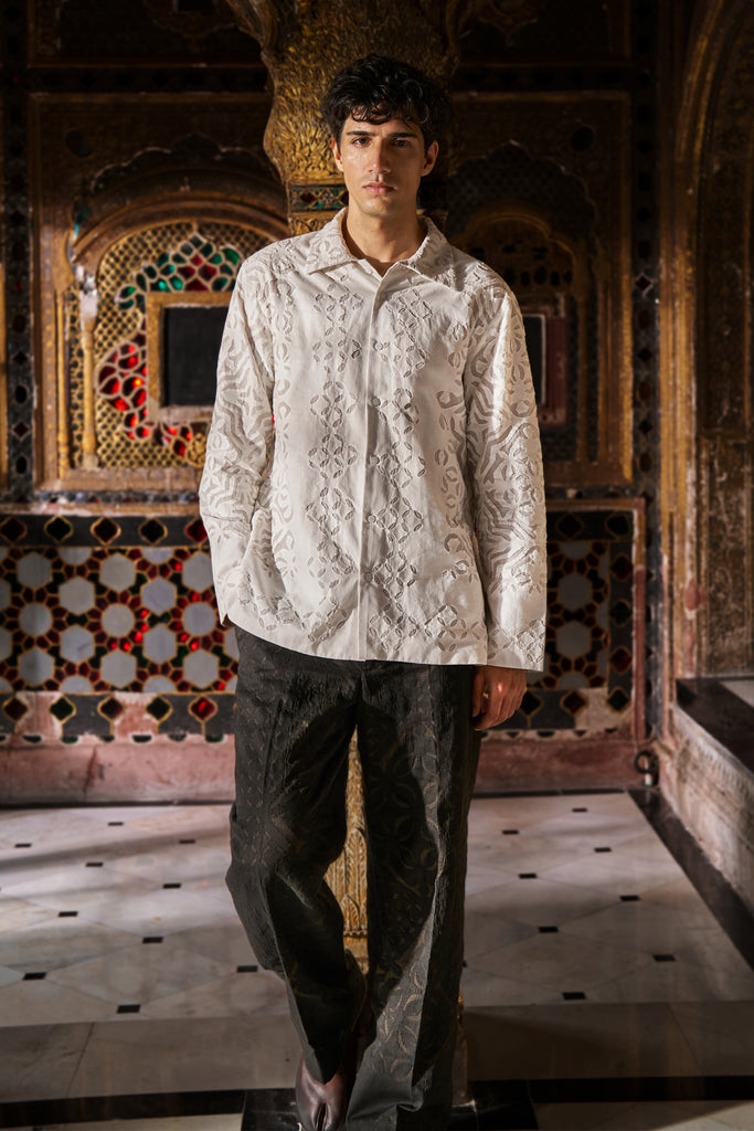 CUTWORK APPLIQUÉ PANT dash and dot