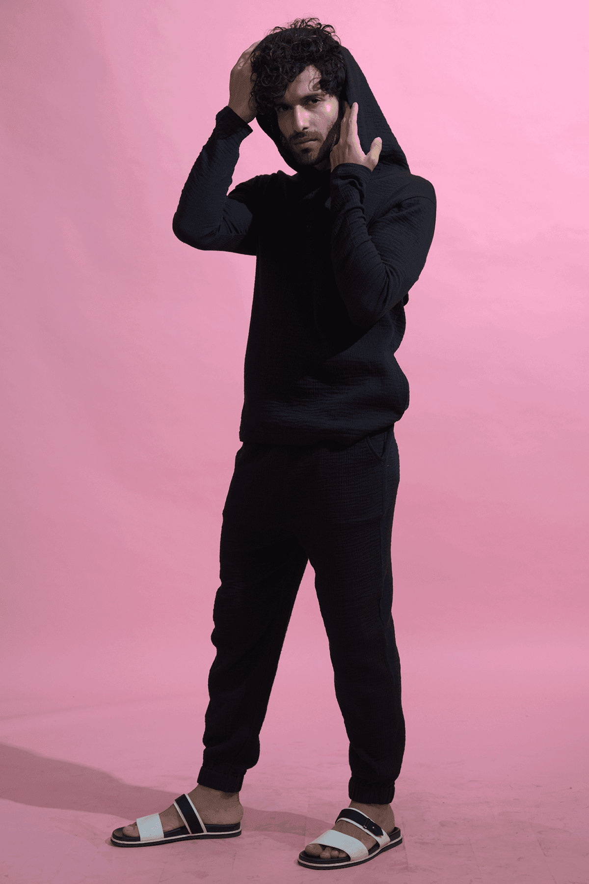 CRINKLE COTTON COORD SET - dash and dot