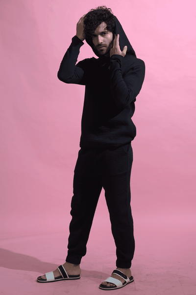 CRINKLE COTTON COORD SET - dash and dot