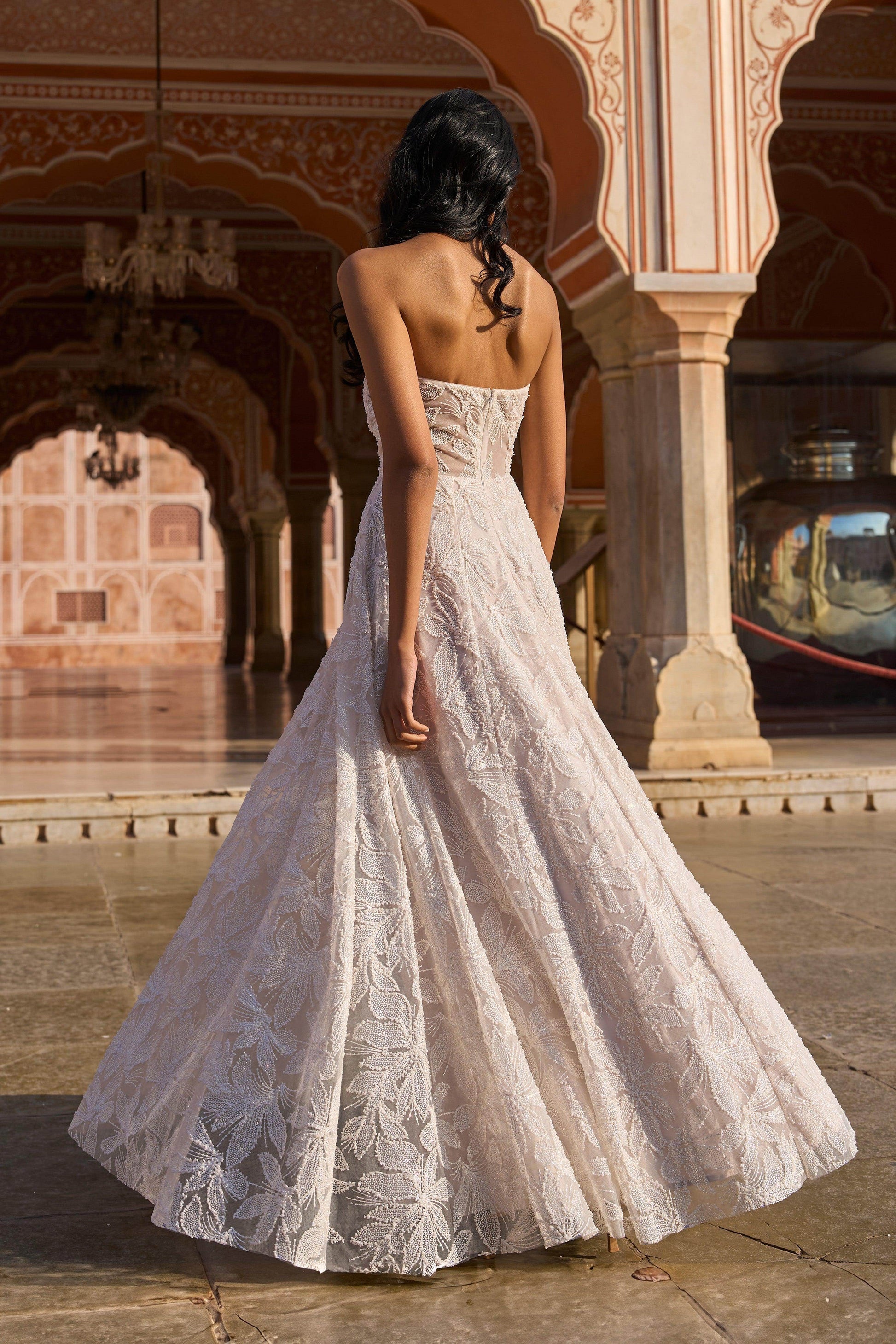 PEARL AND BEAD GOWN - dash and dot