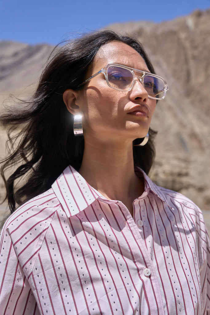 SWAROVSKI STRIPE SHIRT dash and dot