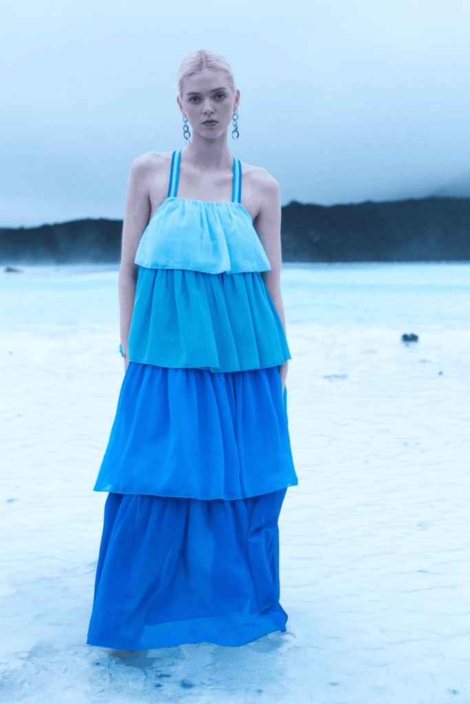 OMBRE TIERED DRESS - dash and dot dash and dot