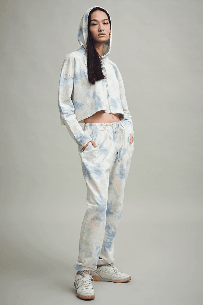 TIE DYE HOODIE - dash and dot dash and dot
