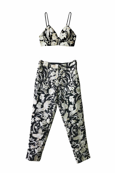 EMBROIDERED BRALETTE SET - dash and dot