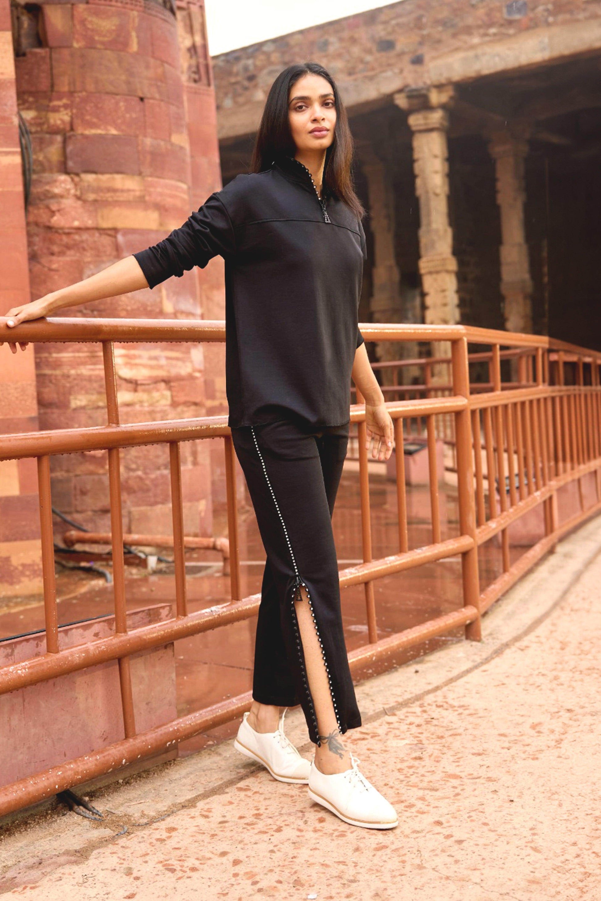 CRYSTAL ZIP JOGGER SET - dash and dot