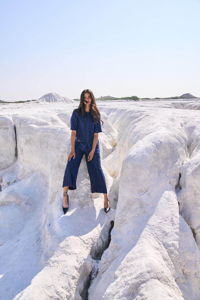 BLUE LACE SET - dash and dot dash and dot