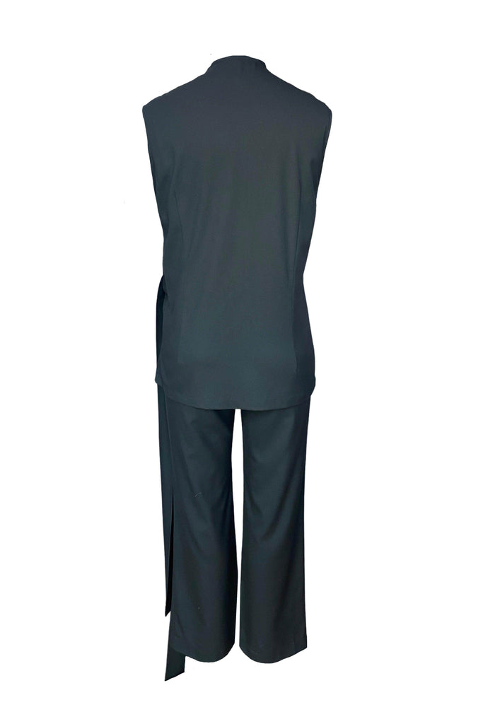 SIDE TIE SLEEVELESS SUIT - dash and dot dash and dot