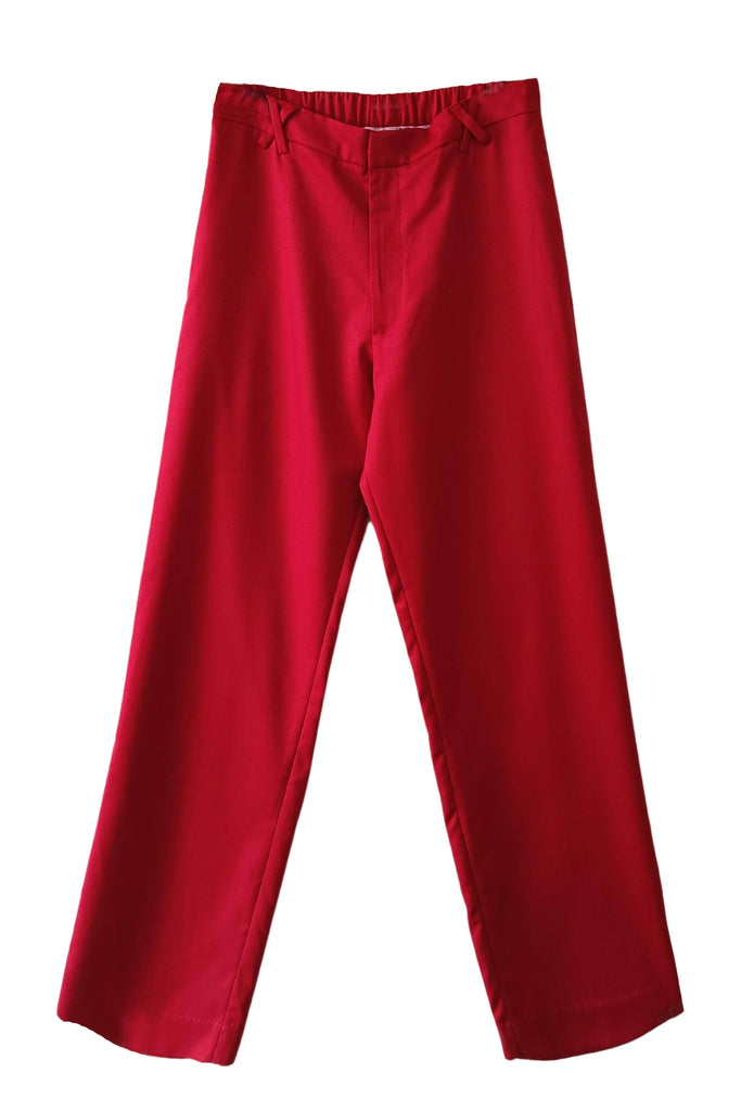 RED PANT - dash and dot dash and dot