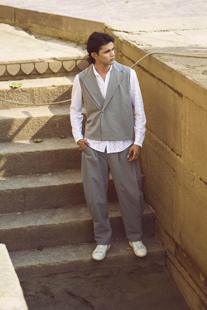 WAISTCOAT PANT SET - dash and dot dash and dot