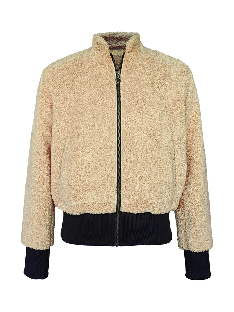 SHERPA BOMBER JACKET - dash and dot dash and dot