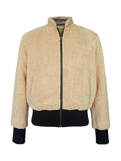 SHERPA BOMBER JACKET - dash and dot