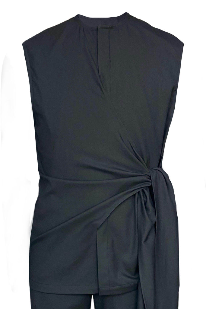 SIDE TIE SLEEVELESS SUIT - dash and dot dash and dot