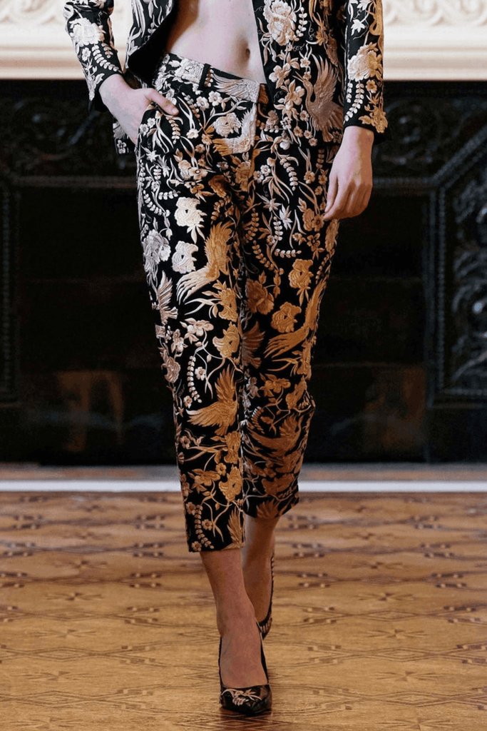 EMBROIDERED PANT - dash and dot dash and dot