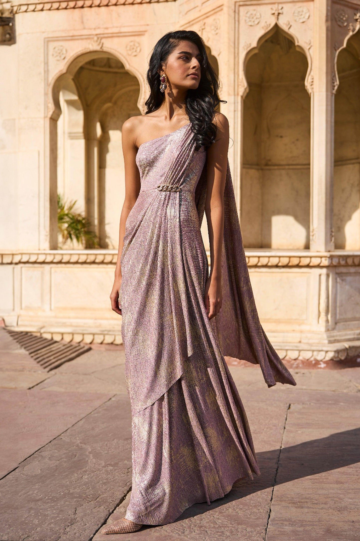 SARI DRAPE GOWN - dash and dot