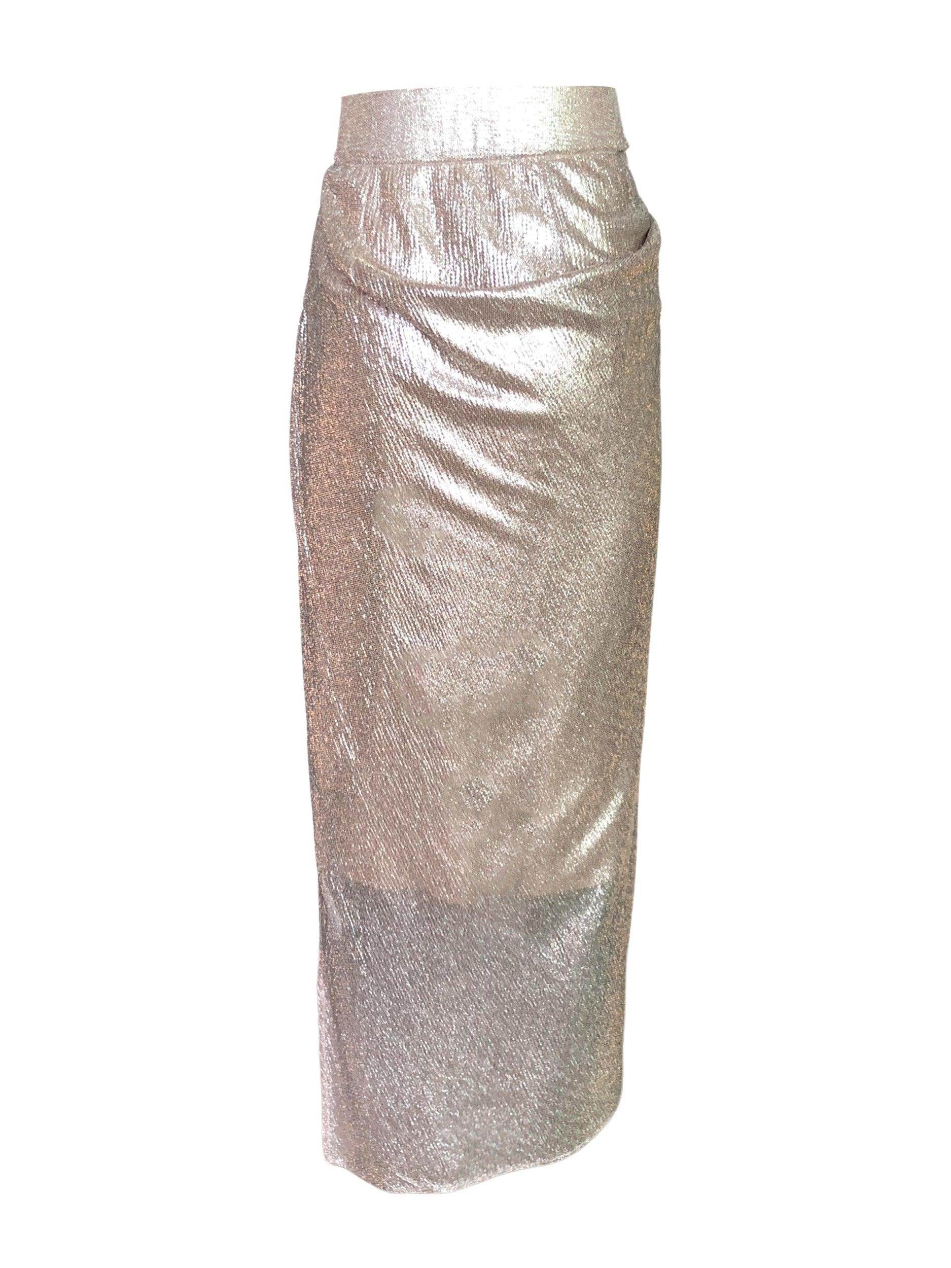 SHIMMER WRAPPED SKIRT - dash and dot