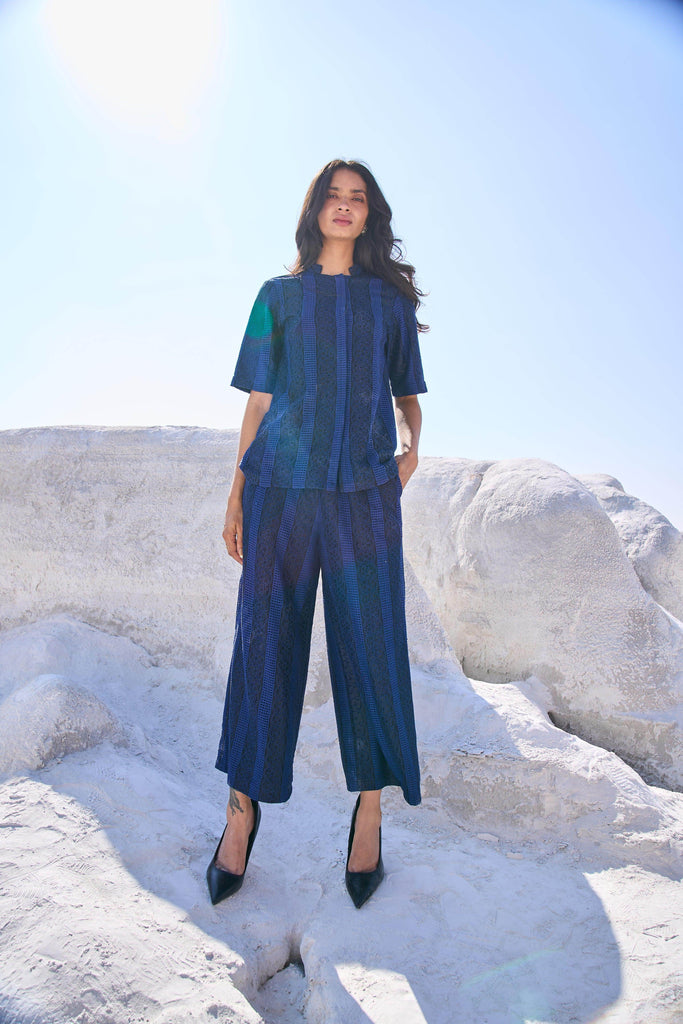 BLUE LACE SET - dash and dot dash and dot