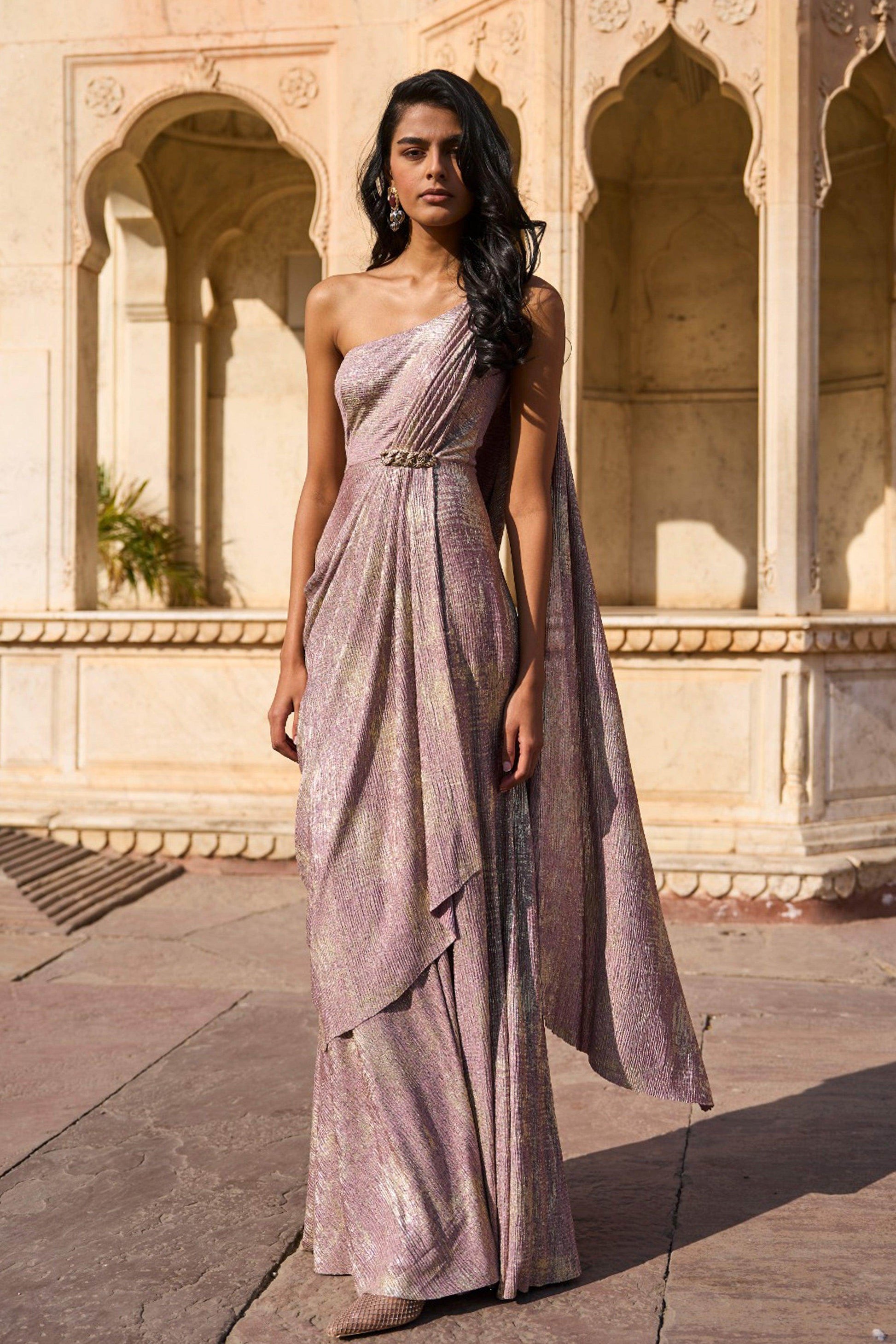 SARI DRAPE GOWN - dash and dot