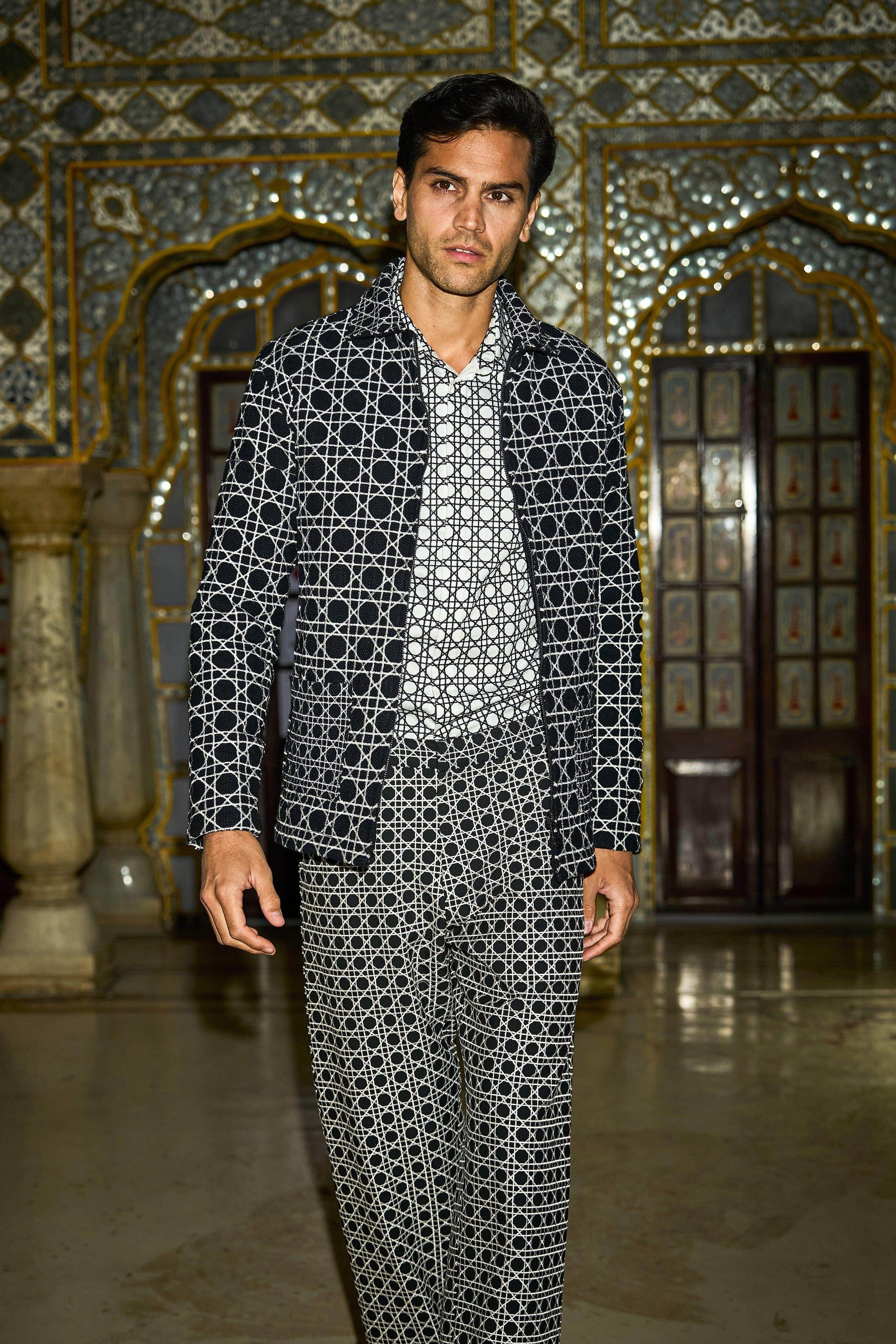 RATTAN EMBROIDERED 3 PIECE SET - dash and dot