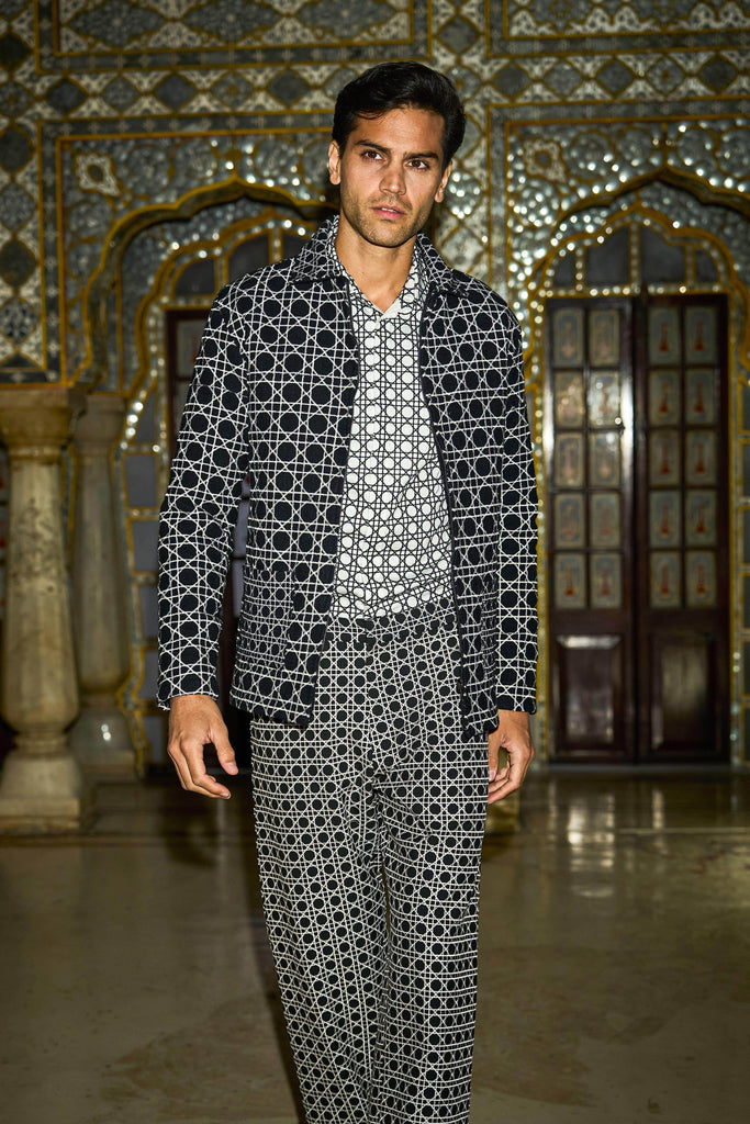 RATTAN EMBROIDERED 3 PIECE SET - dash and dot dash and dot