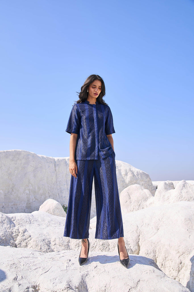 BLUE LACE SET - dash and dot dash and dot