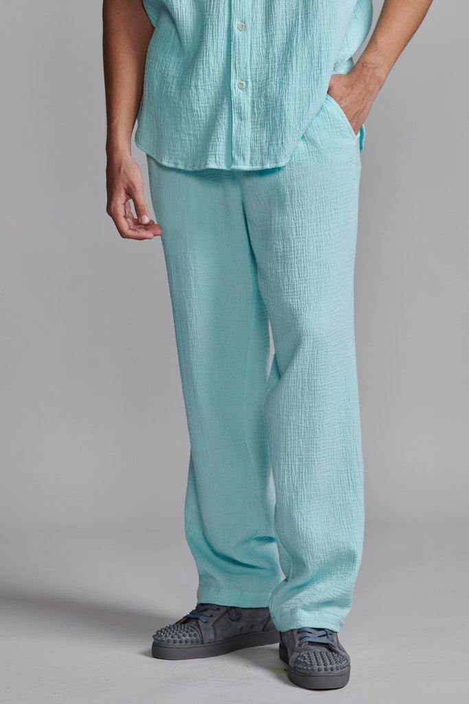 CRINKLE COTTON PANT SET - dash and dot dash and dot