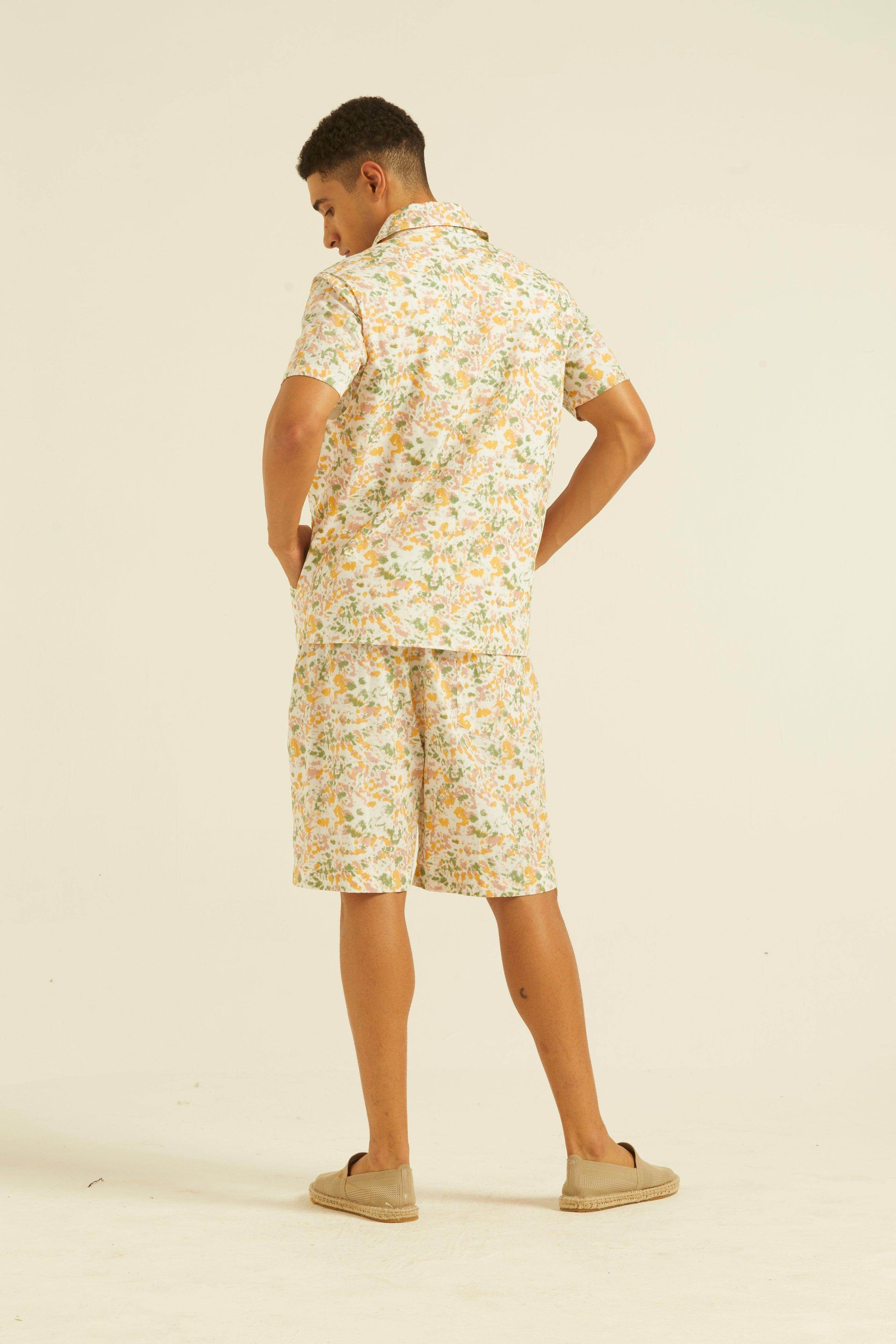 PRINTED SHORTS SHIRT - dash and dot