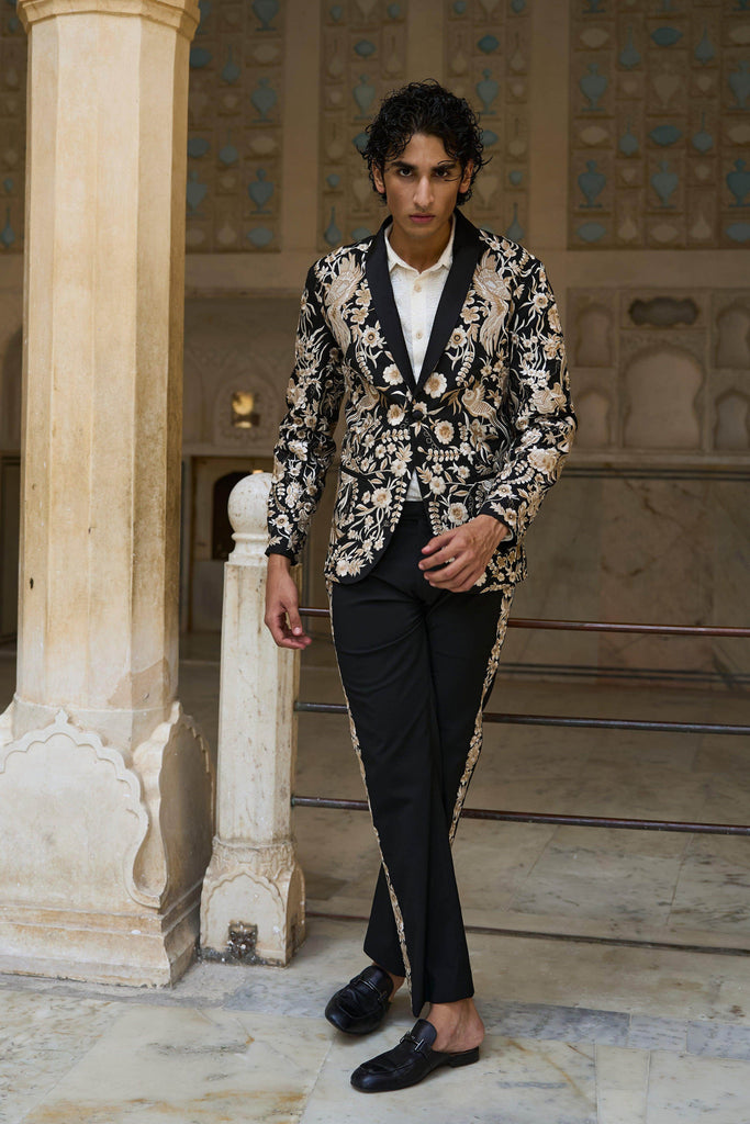 EMBROIDERED JACKET, SHIRT AND PANT - dash and dot dash and dot