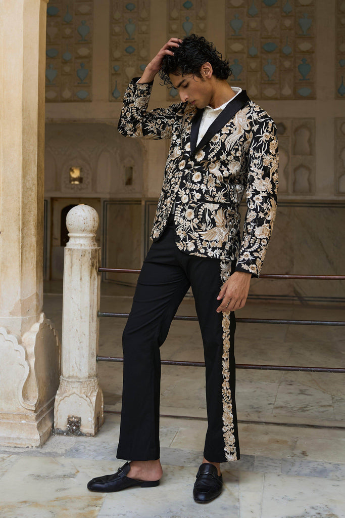 EMBROIDERED JACKET, SHIRT AND PANT - dash and dot dash and dot