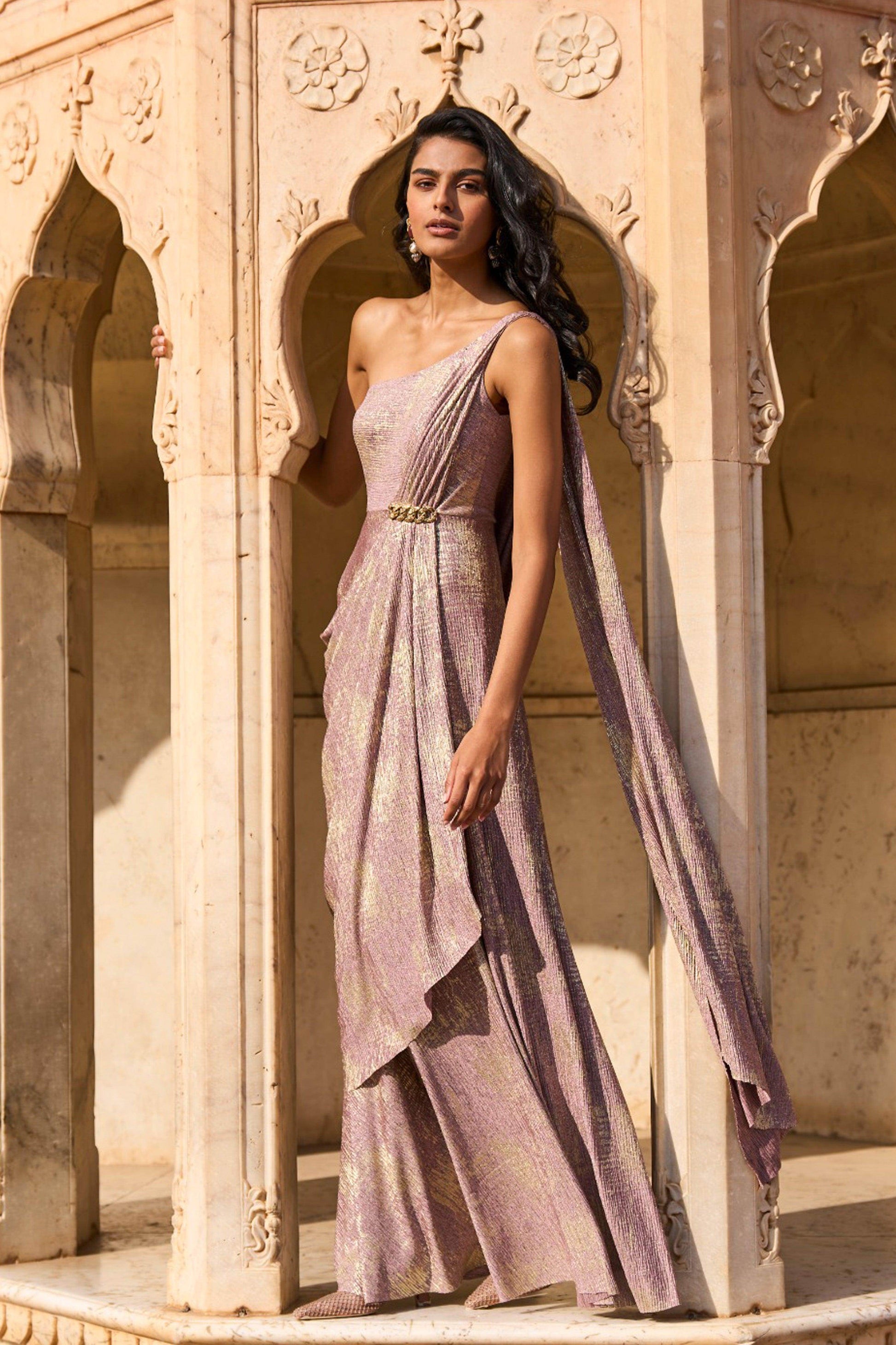 SARI DRAPE GOWN - dash and dot
