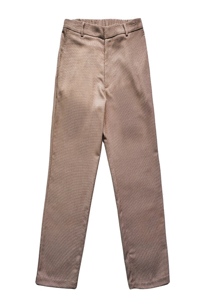 KHAKI TEXTURED PANT - dash and dot