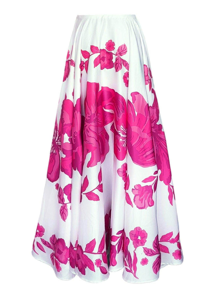FLORAL MAXI SKIRT - dash and dot dash and dot