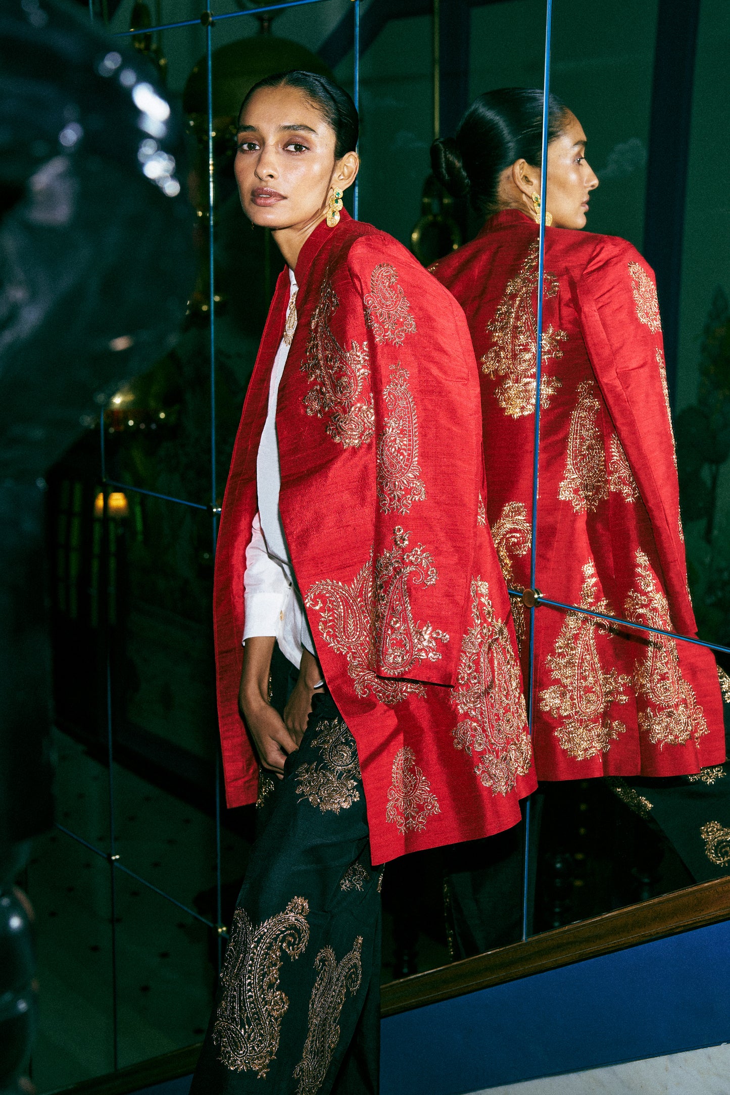 EMBROIDERED PAISLEY JACKET