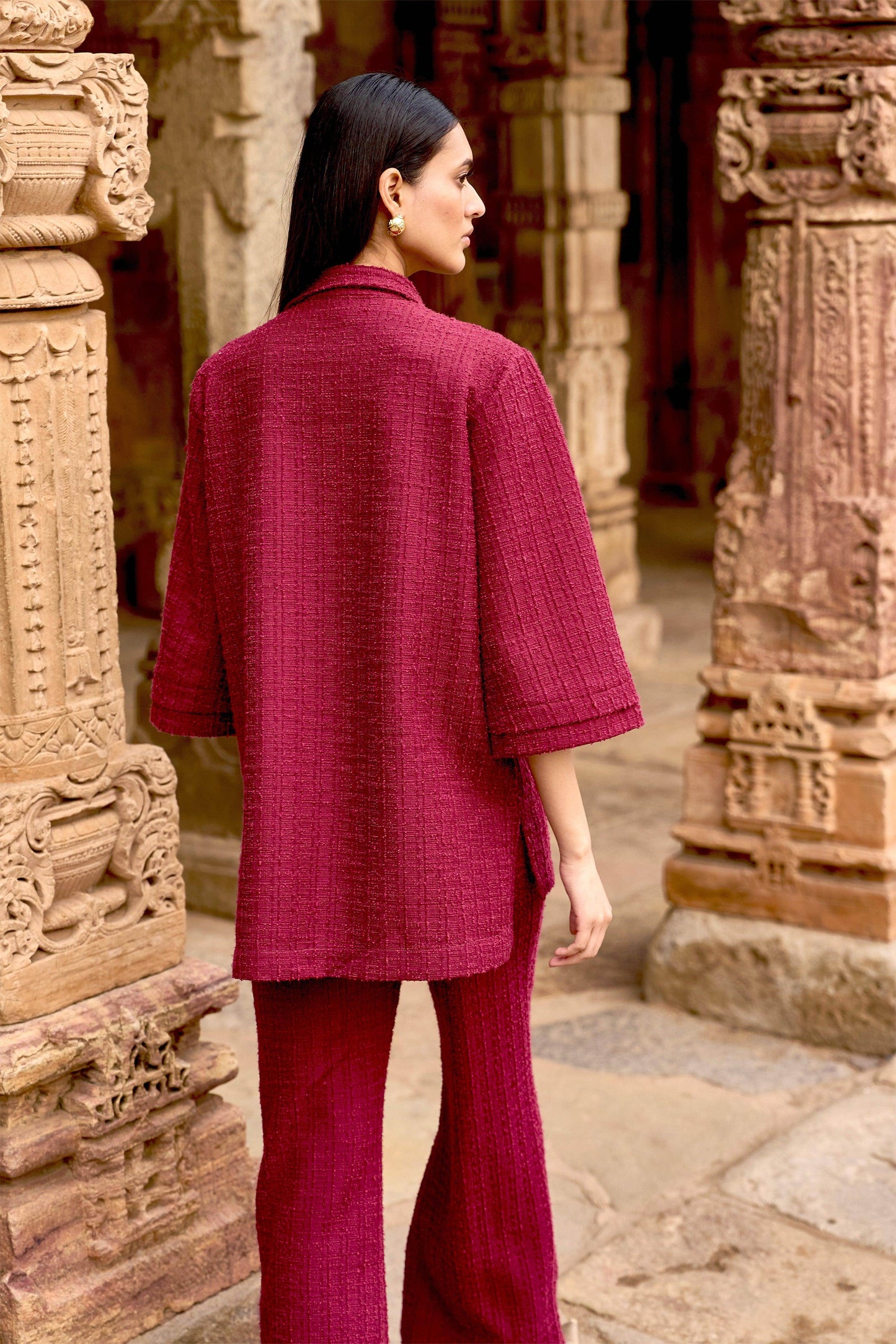 TEXTURED KNIT SET - dash and dot