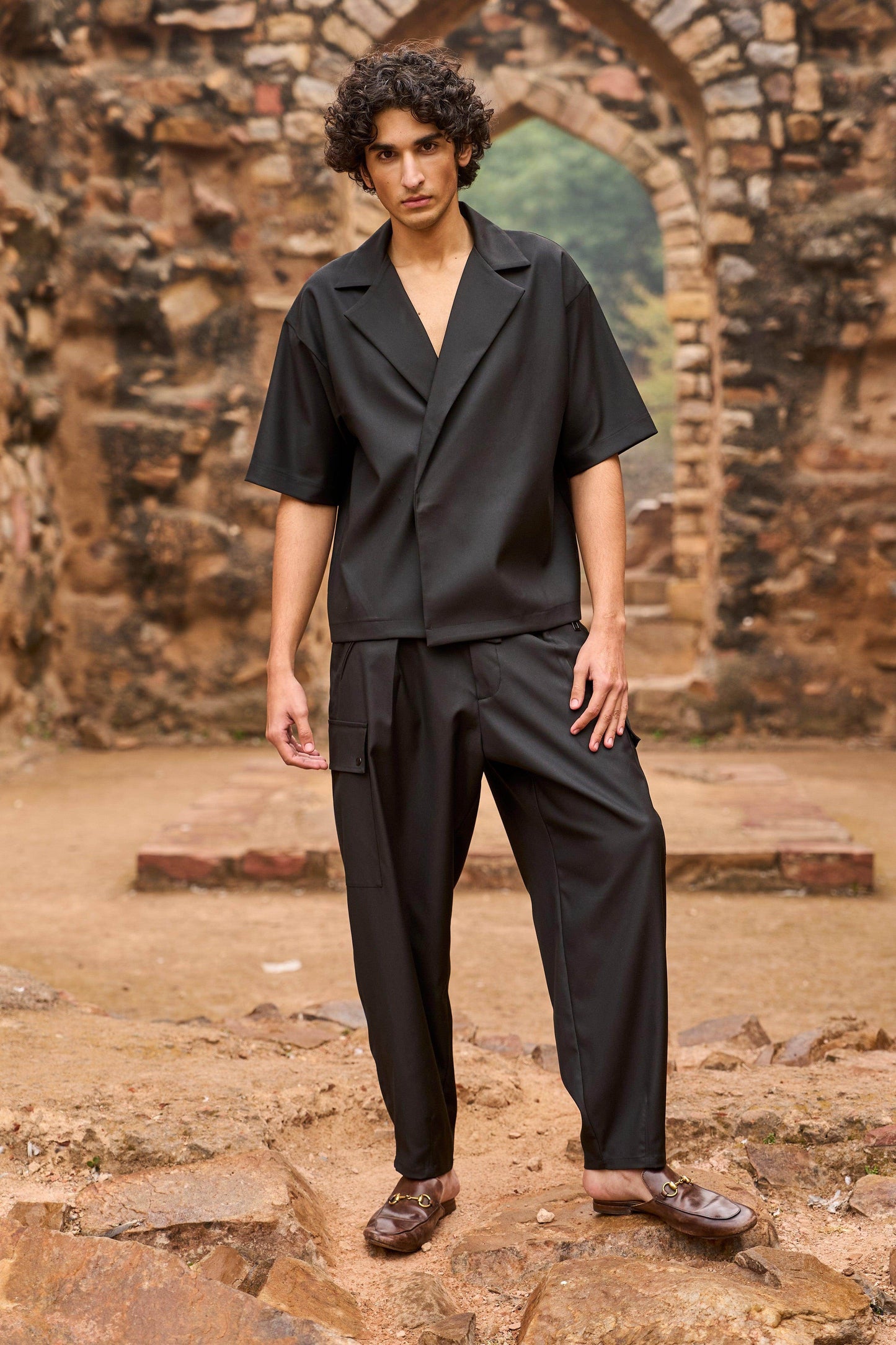 TAPERED ZIP PANT - dash and dot